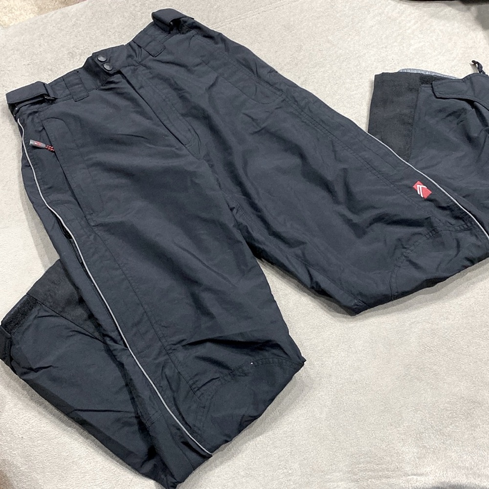 Alpine Design Snow Ski Snowboard Water Resistance Pants Black Men's Size Small !